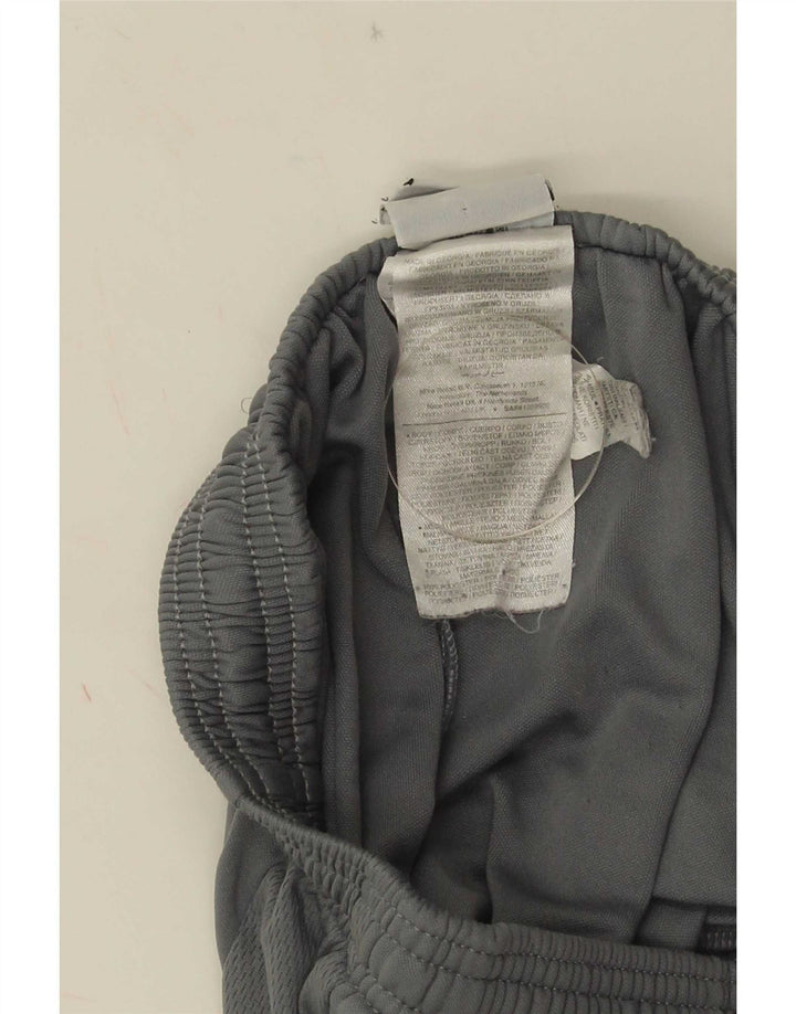 Nike Womens Dri Fit Tracksuit Trousers UK 14 Medium Grey Polyester