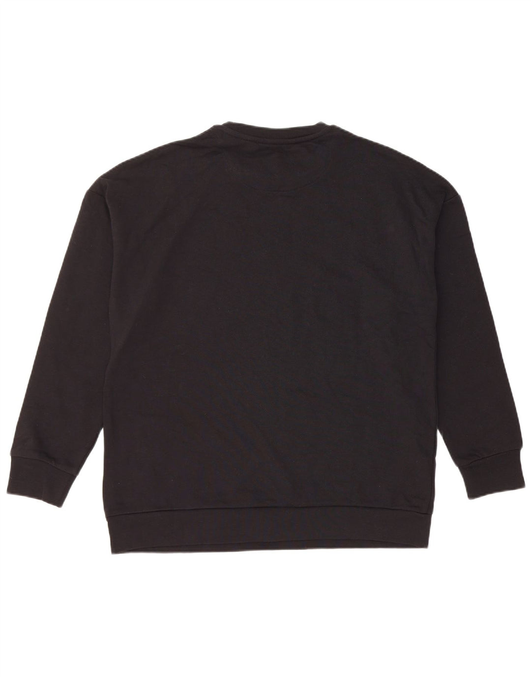 LYLE & SCOTT Mens Sweatshirt Jumper Medium Black Cotton
