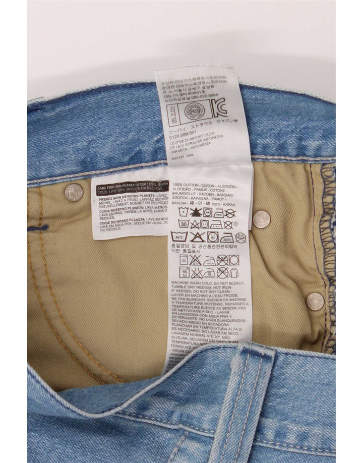 Levi's Womens 511 Slim Jeans W33 L32 Blue Cotton