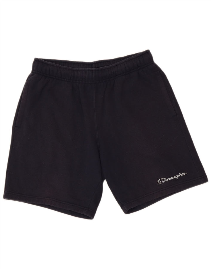 Champion Mens Sport Shorts Medium  Navy Blue Cotton