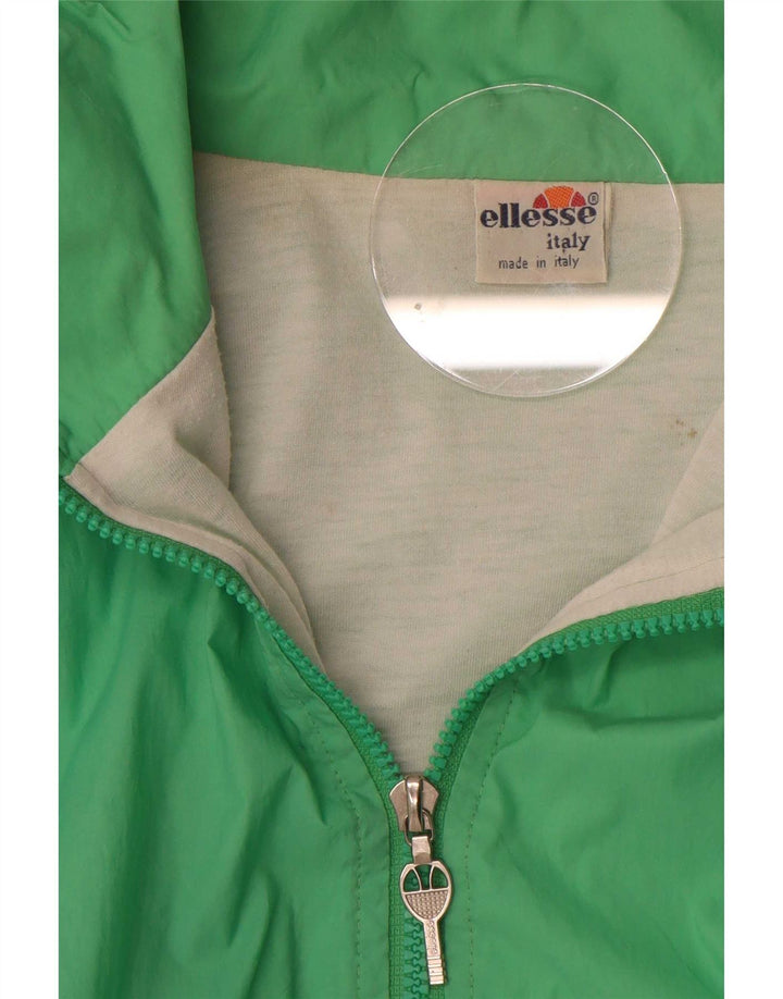 Ellesse Mens Tracksuit Top Jacket Medium Green Colourblock