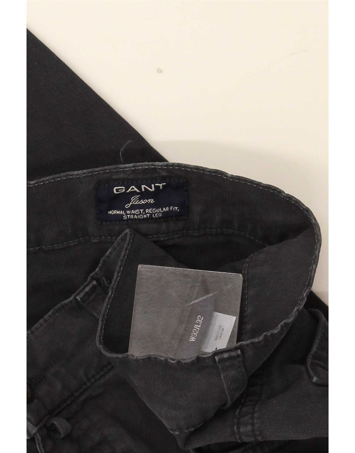 Gant Mens Jason Regular Fit Straight Jeans W32 L32 Grey Cotton