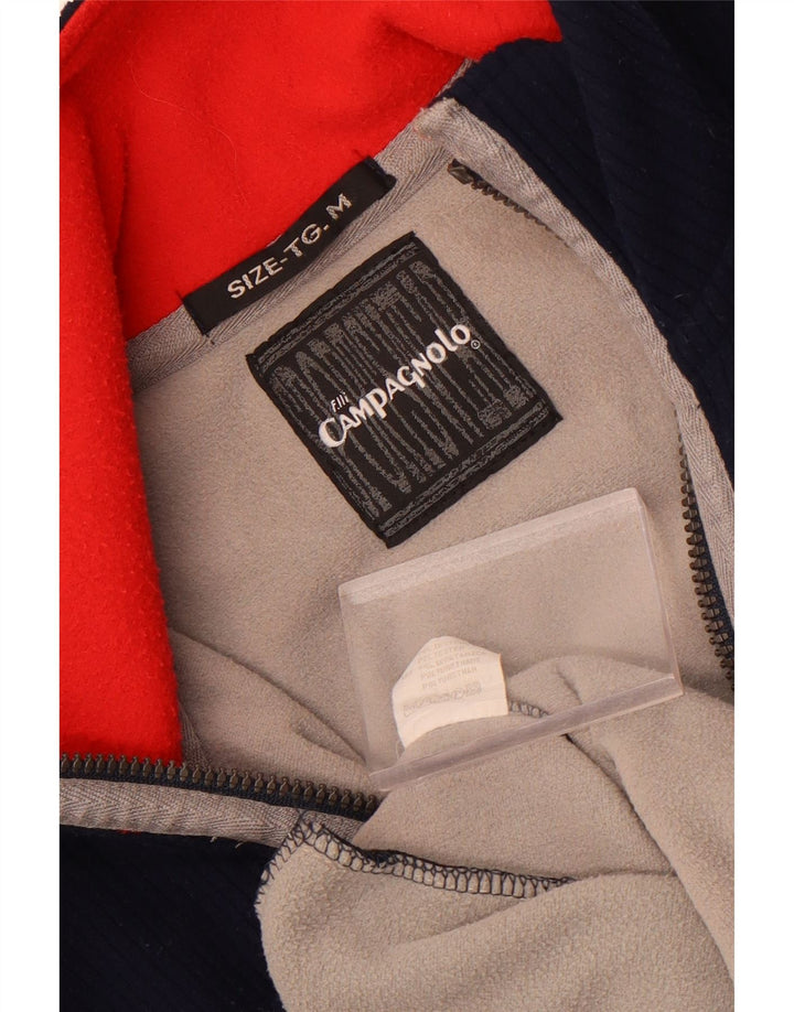 Campagnolo Mens Tracksuit Top Jacket Medium Navy Blue Polyester