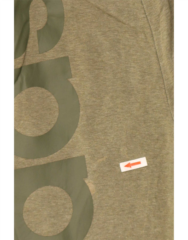 Adidas Mens Graphic Tracksuit Trousers Small Khaki
