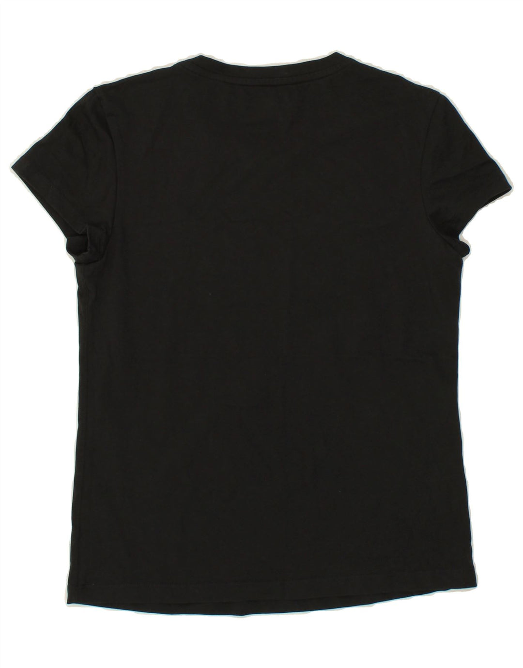 ADIDAS Womens T-Shirt Top UK 10 Small Black Vintage Adidas and Second-Hand Adidas from Messina Hembry 