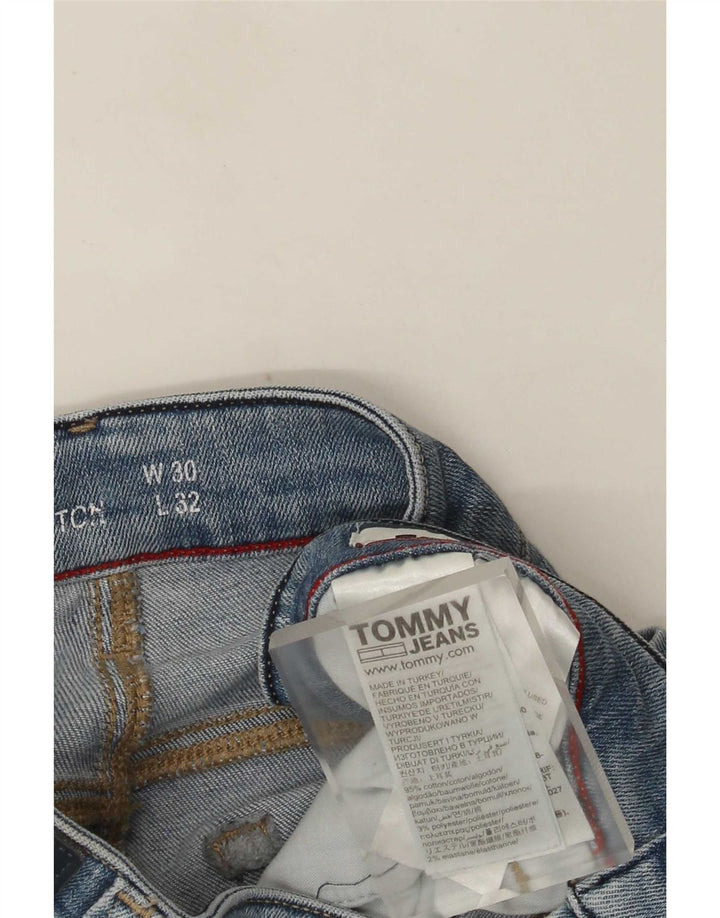 Tommy Hilfiger Mens Slim Jeans W30 L32 Blue Cotton