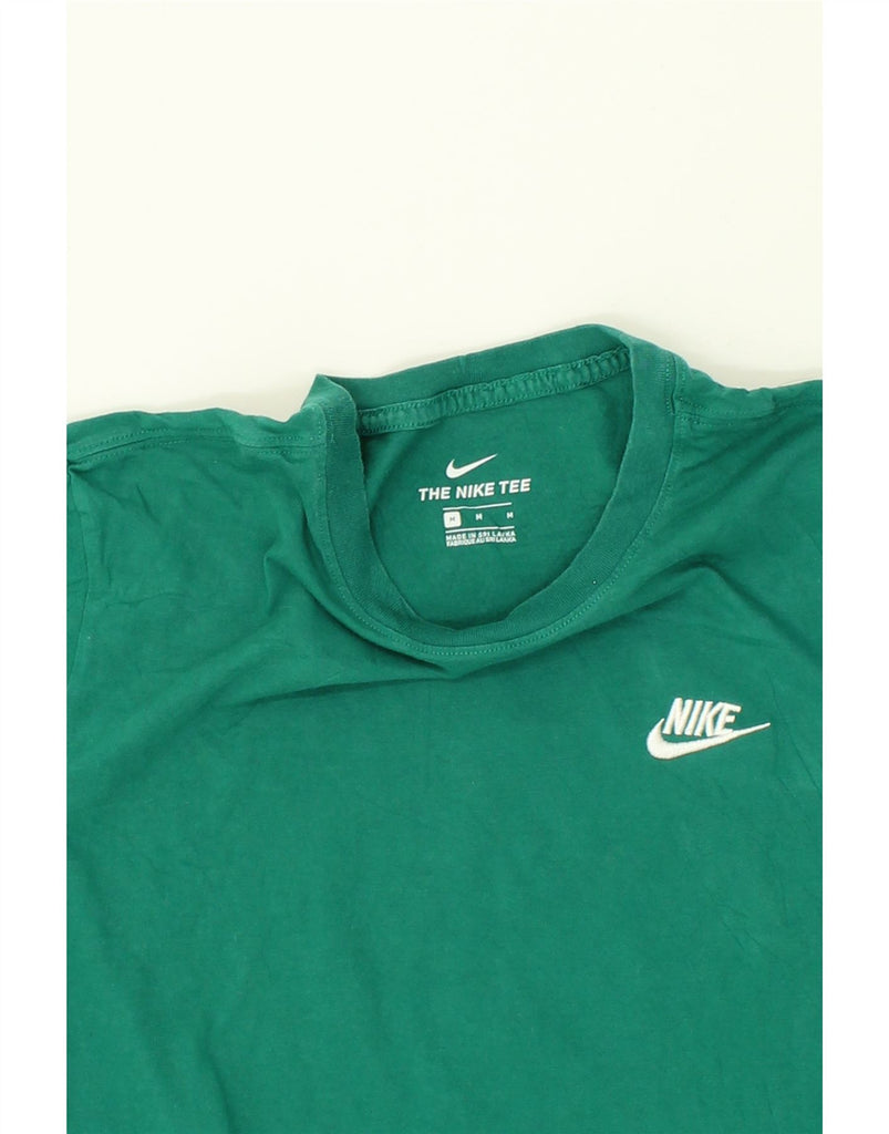 NIKE Mens T-Shirt Top Medium Green Cotton | Vintage Nike | Thrift | Second-Hand Nike | Used Clothing | Messina Hembry 