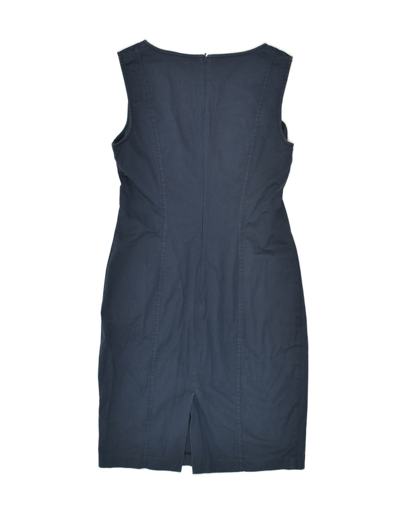 MARELLA Womens Sleeveless Bodycon Dress UK 12 Medium Navy Blue | Vintage Marella | Thrift | Second-Hand Marella | Used Clothing | Messina Hembry 