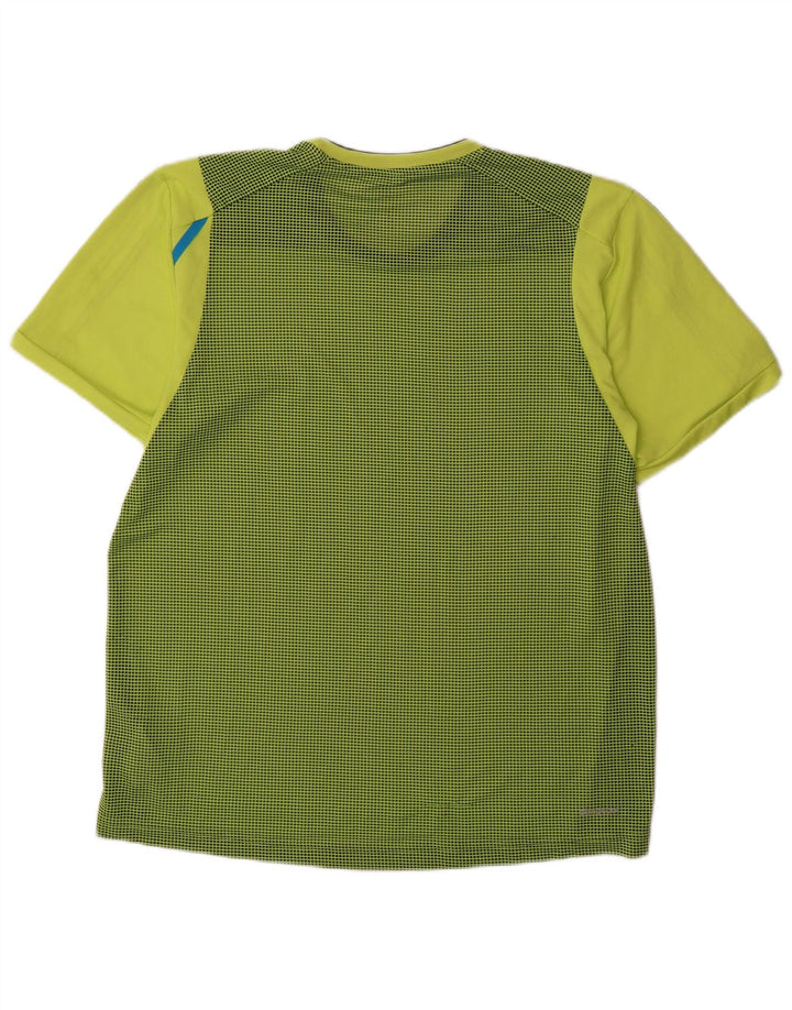 Adidas Mens Climacool T-Shirt Top Large Green Polyester