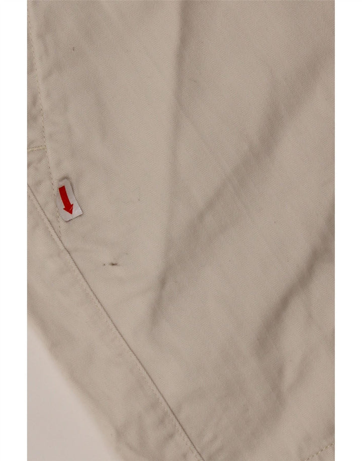 TIMBERLAND Mens Coupe Standard Regular Fit Chino Shorts W35 Large White