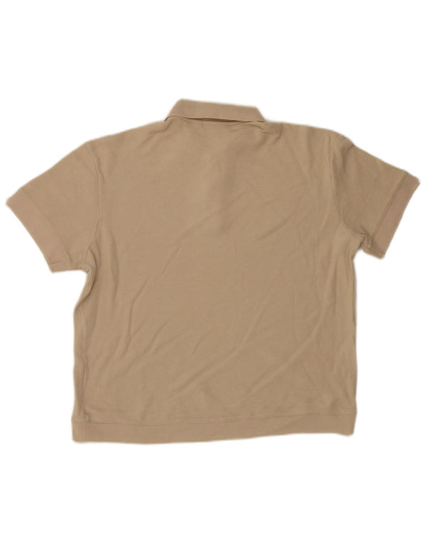 Calvin Klein Mens Polo Shirt Medium Beige