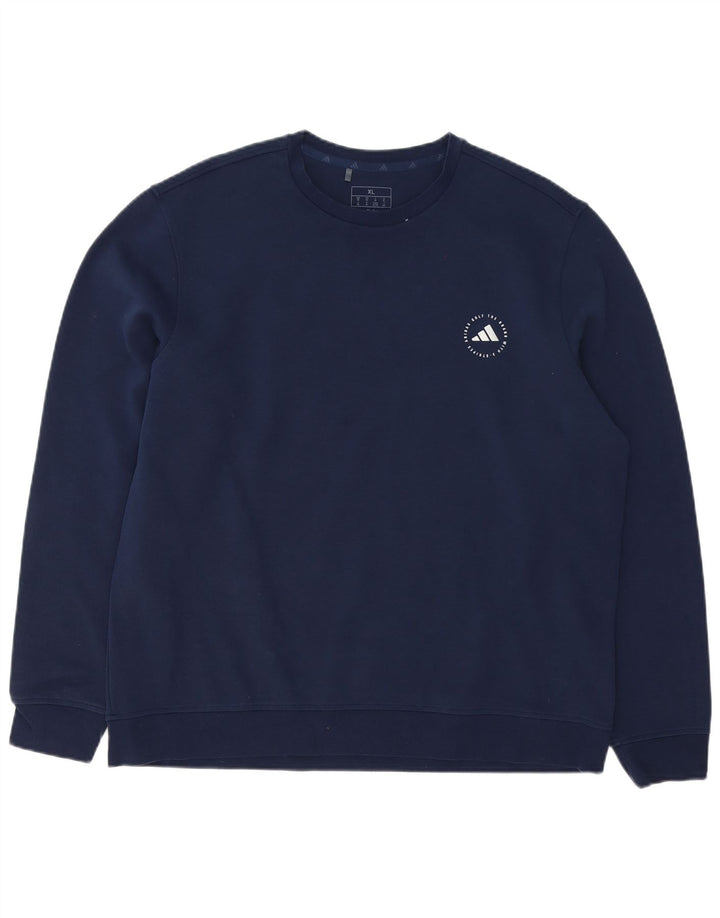 Adidas Mens Sweatshirt Jumper XL Navy Blue