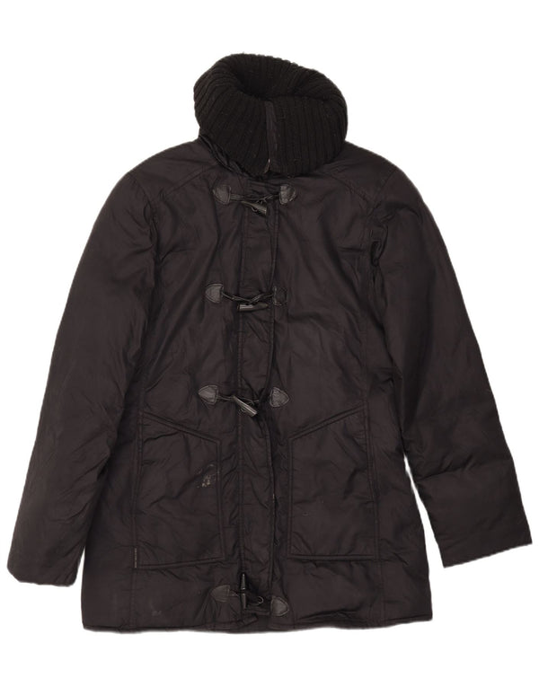 Calvin Klein Jeans Womens Padded Coat UK 14 Medium Black