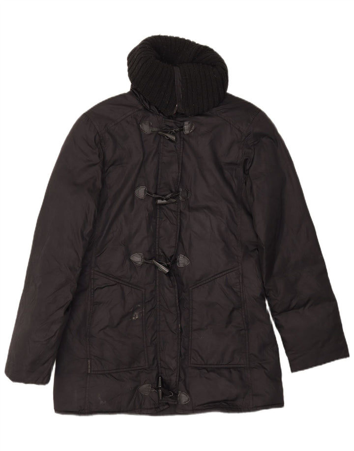 Calvin Klein Jeans Womens Padded Coat UK 14 Medium Black