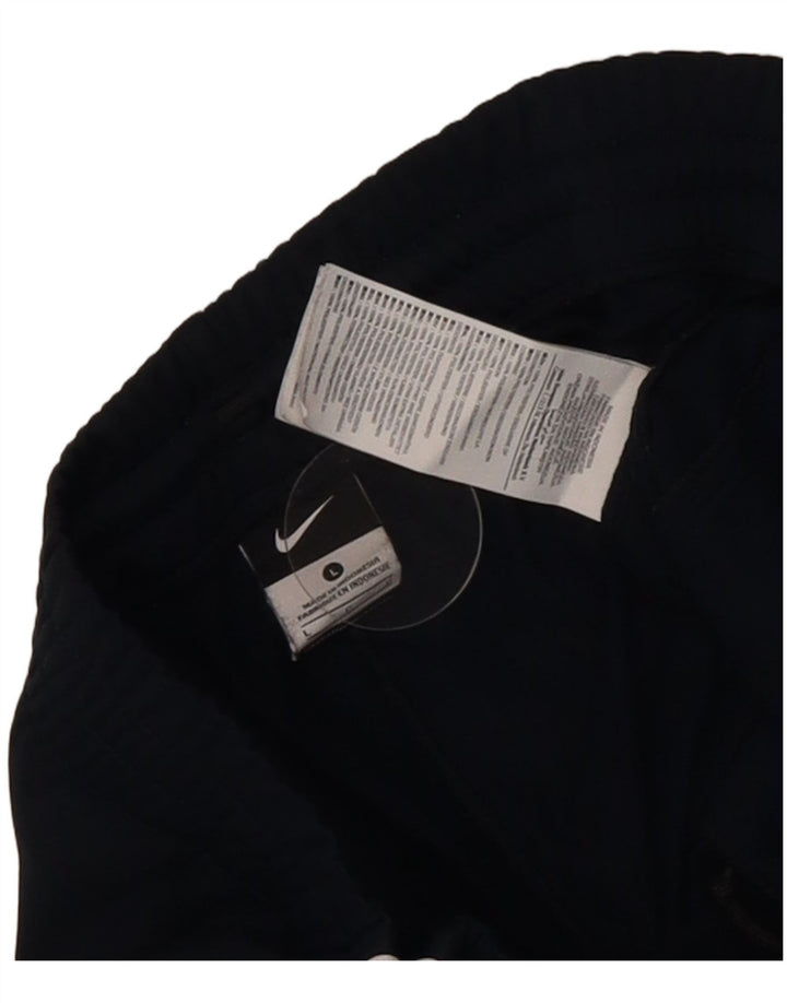 Nike Mens Tracksuit Trousers Joggers Large Navy Blue Polyester