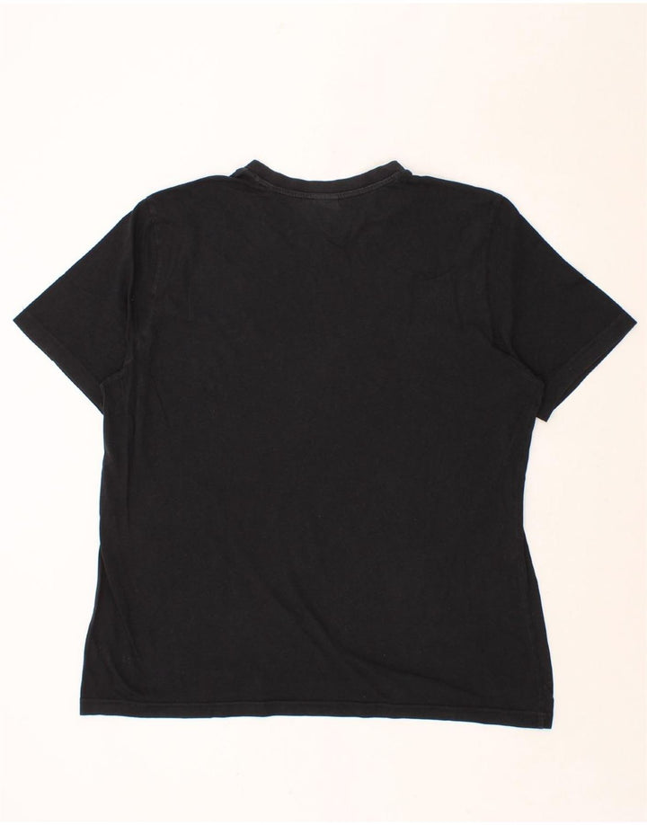 HUGO BOSS Mens T-Shirt Top XL Black Vintage Hugo Boss and Second-Hand Hugo Boss from Messina Hembry 