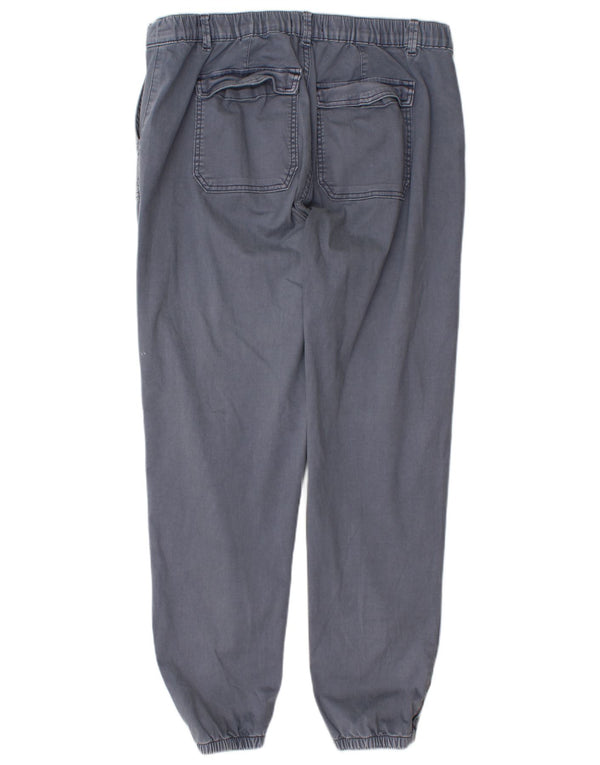 Marks & Spencer Womens Joggers Trousers UK 18 XL W36 L30 Grey Cotton
