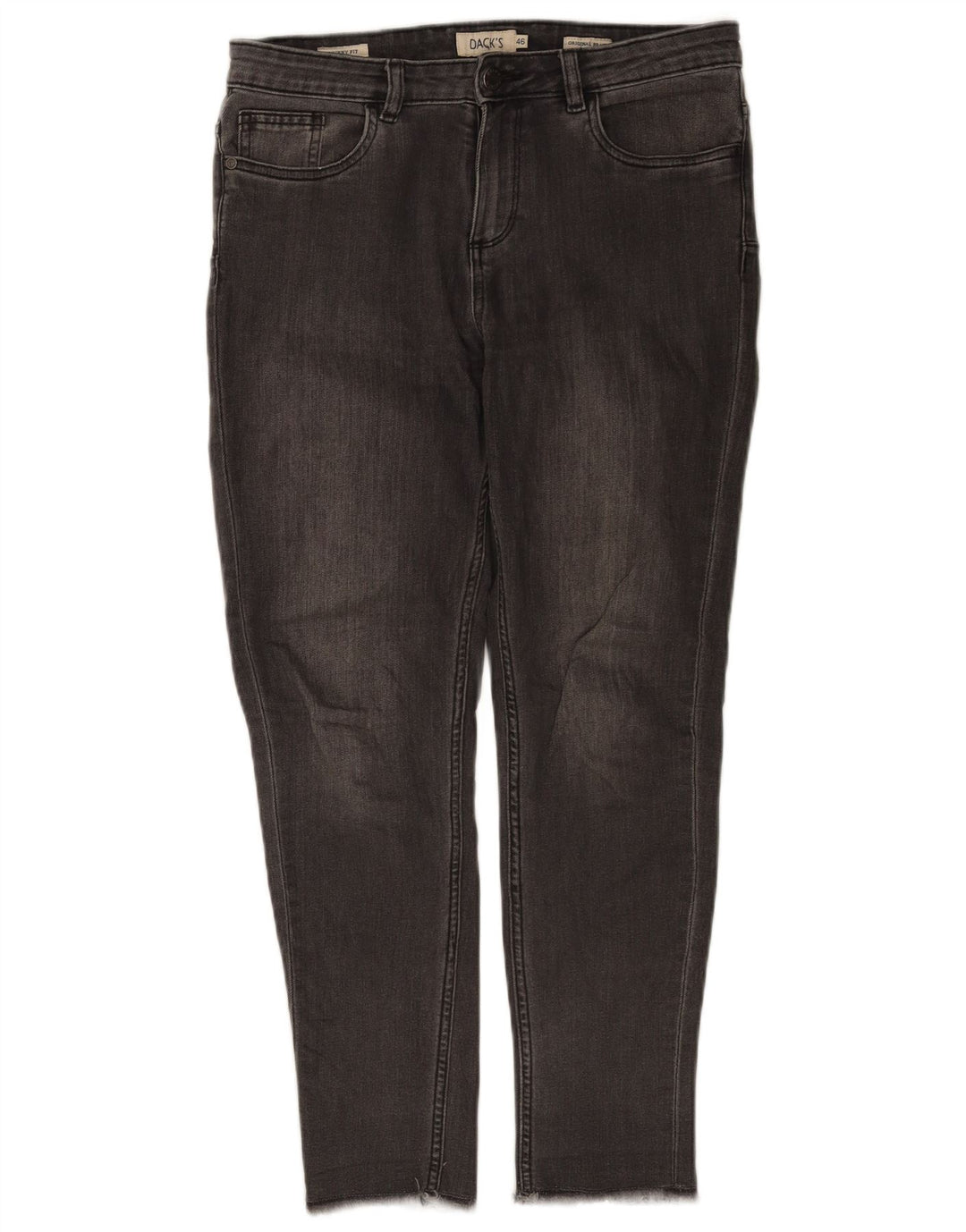 Dack's Womens Crop Skinny Jeans IT 46 Large W30 L26 Grey