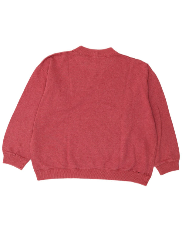 Vintage Mens Sweatshirt Jumper XL Pink