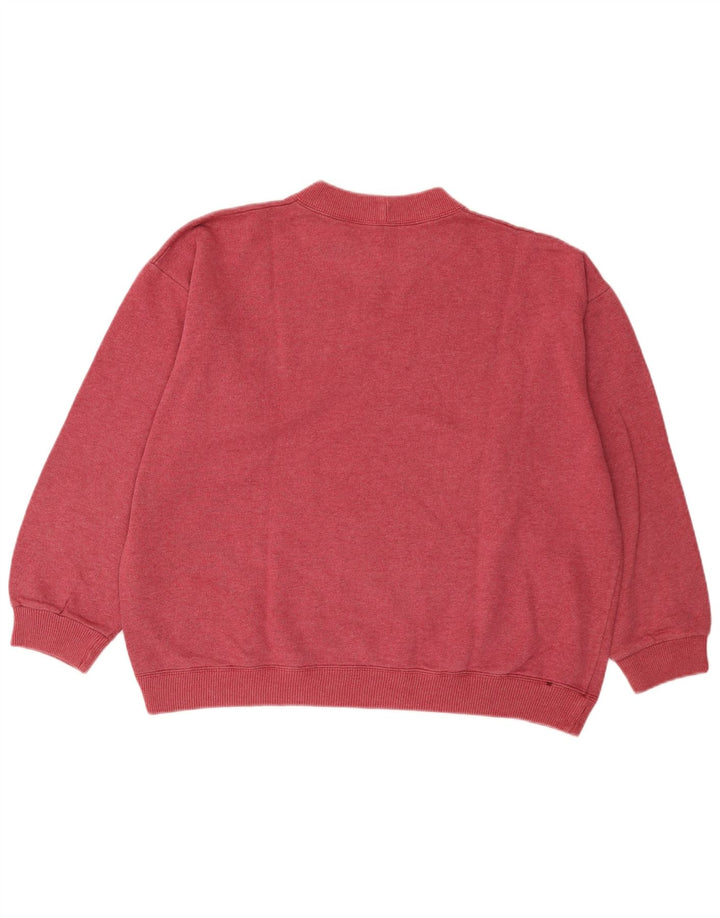 Vintage Mens Sweatshirt Jumper XL Pink
