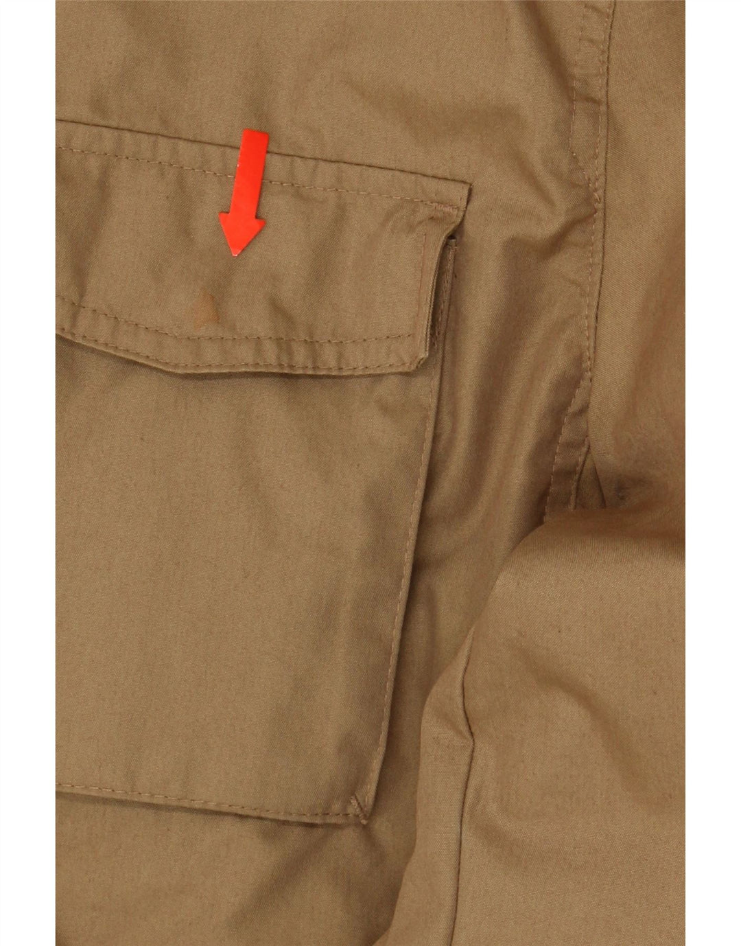 MASSIMO DUTTI Womens Military Jacket UK 14 Medium Beige Cotton Vintage Massimo Dutti and Second-Hand Massimo Dutti from Messina Hembry 