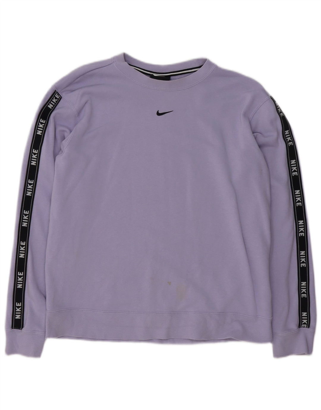 Nike Womens Graphic Sweatshirt Jumper UK 14 Medium Purple Cotton