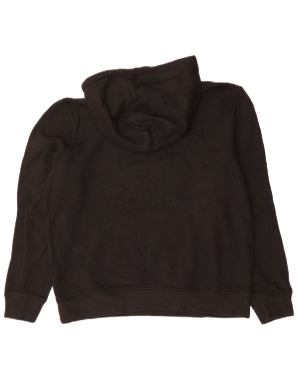 FILA Mens Loose Fit Graphic Hoodie Jumper Small Black Cotton