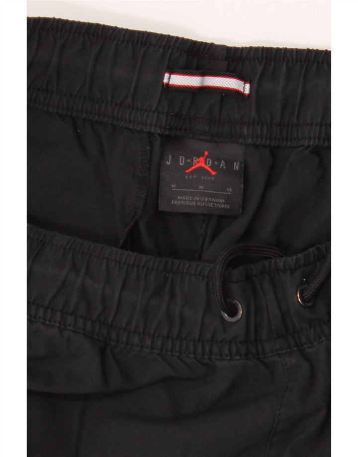 Jordan Mens Tracksuit Trousers Joggers Medium Black Cotton