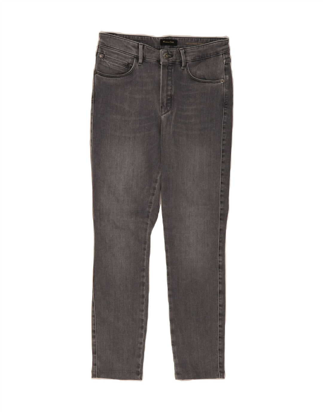 MASSIMO DUTTI Womens High Rise Skinny Jeans EU 40 Medium W30 L27 Grey Vintage Massimo Dutti and Second-Hand Massimo Dutti from Messina Hembry 