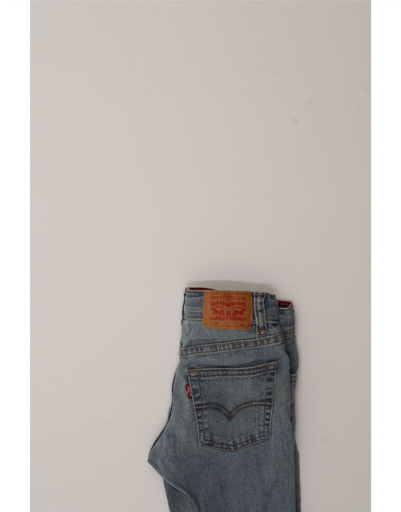 LEVI'S Boys 511 Slim Jeans 5-6 Years W22 L20 Blue Cotton Vintage Levi's and Second-Hand Levi's from Messina Hembry 