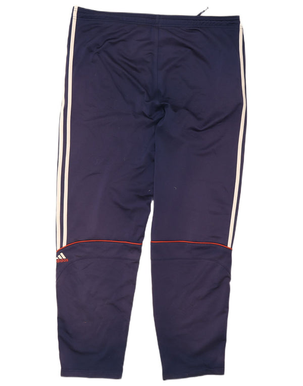 Adidas Mens Tracksuit Trousers Large Navy Blue Polyester