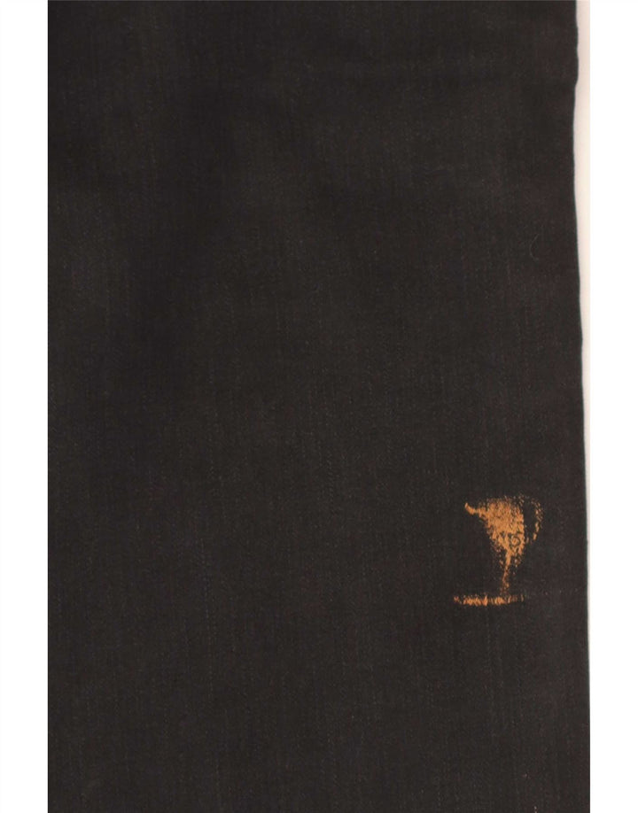 Marks & Spencer Womens Regular Straight Jeans UK 16 Large W32 L30 Black