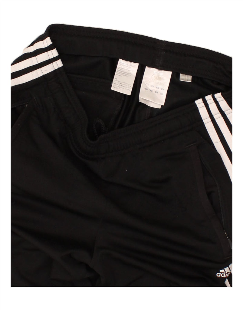 ADIDAS Mens Tracksuit Trousers XS Black Polyester | Vintage Adidas | Thrift | Second-Hand Adidas | Used Clothing | Messina Hembry 