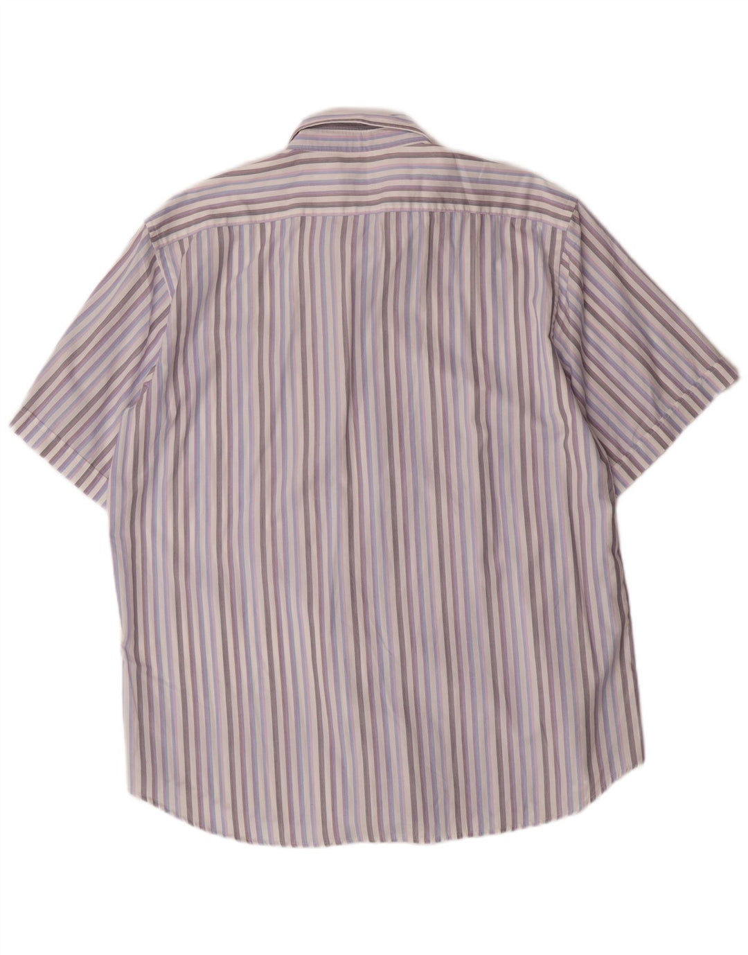 Roccobarocco Mens Shirt Size 46 18 1/2 XL Multicoloured Striped