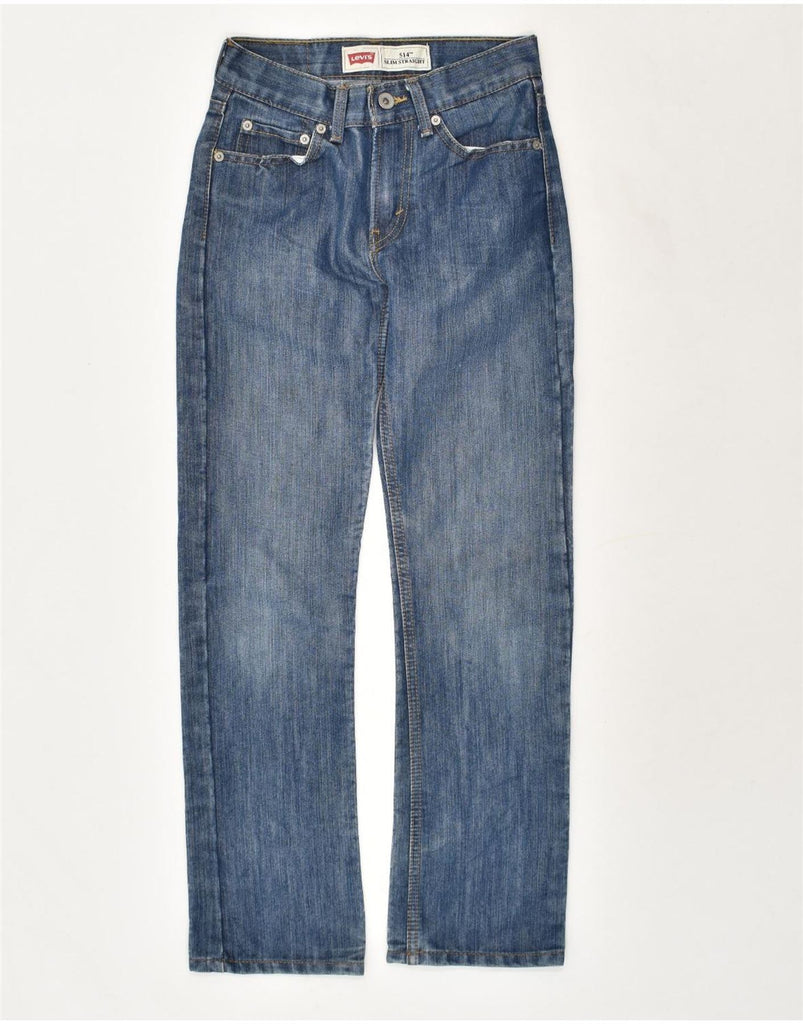 LEVI'S Boys 514 Slim Jeans 11-12 Years W24 L26  Blue Cotton | Vintage Levi's | Thrift | Second-Hand Levi's | Used Clothing | Messina Hembry 