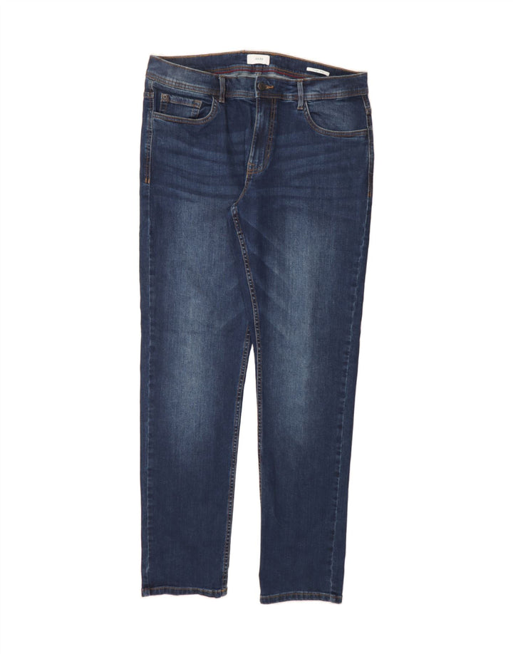 JULES Mens Straight Jeans W34 L34 Blue Cotton Vintage Jules and Second-Hand Jules from Messina Hembry 