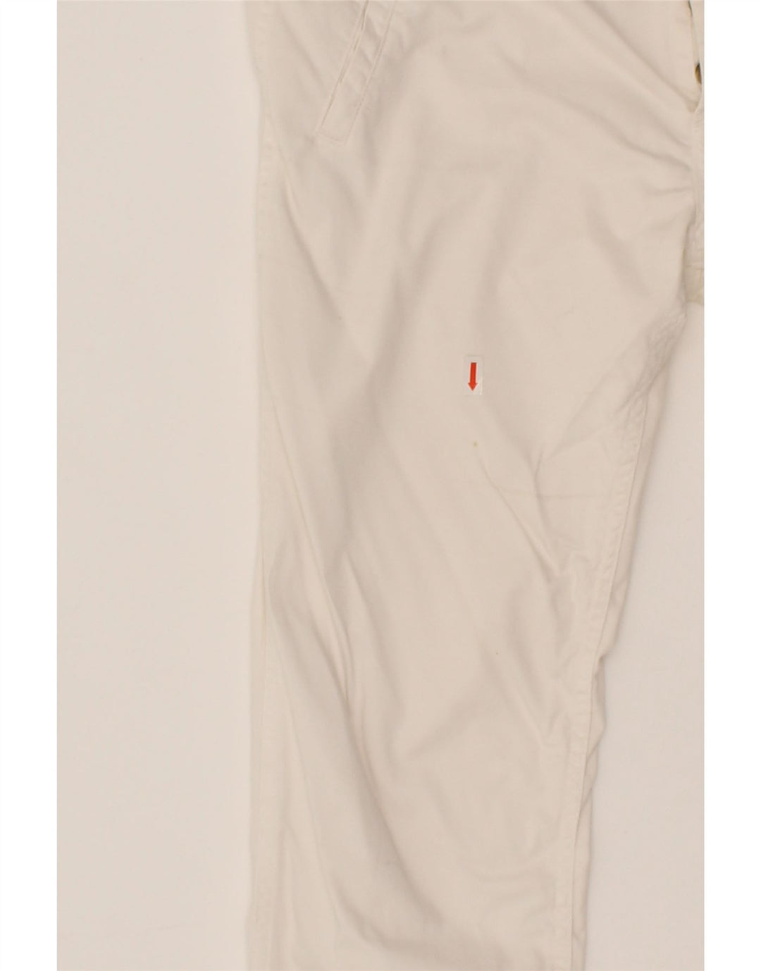 MASSIMO DUTTI Womens Slim Chino Trousers EU 42 Large W34 L28 White Vintage Massimo Dutti and Second-Hand Massimo Dutti from Messina Hembry 