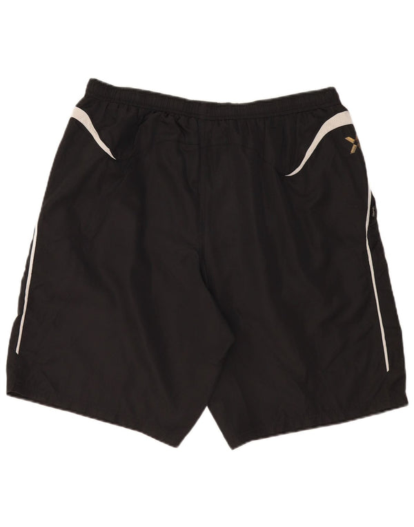 Umbro Mens Sport Shorts 2XL Black Colourblock Polyester