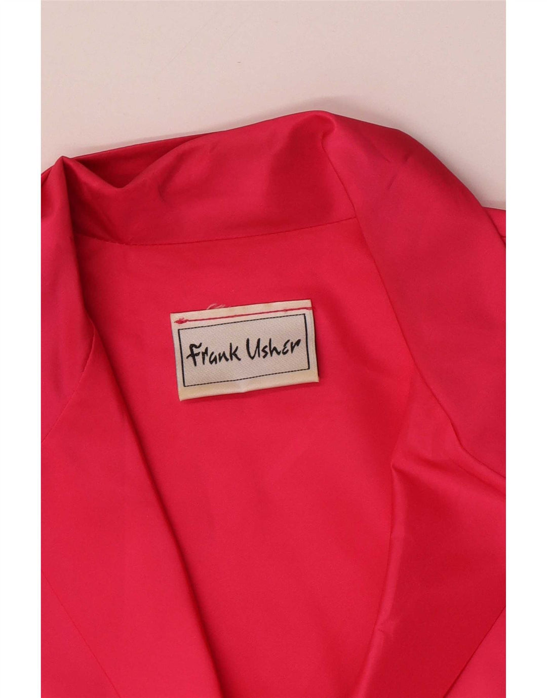 Frank Usher Womens Long Sleeve Blouse Top IT 44 Medium Pink Polyester