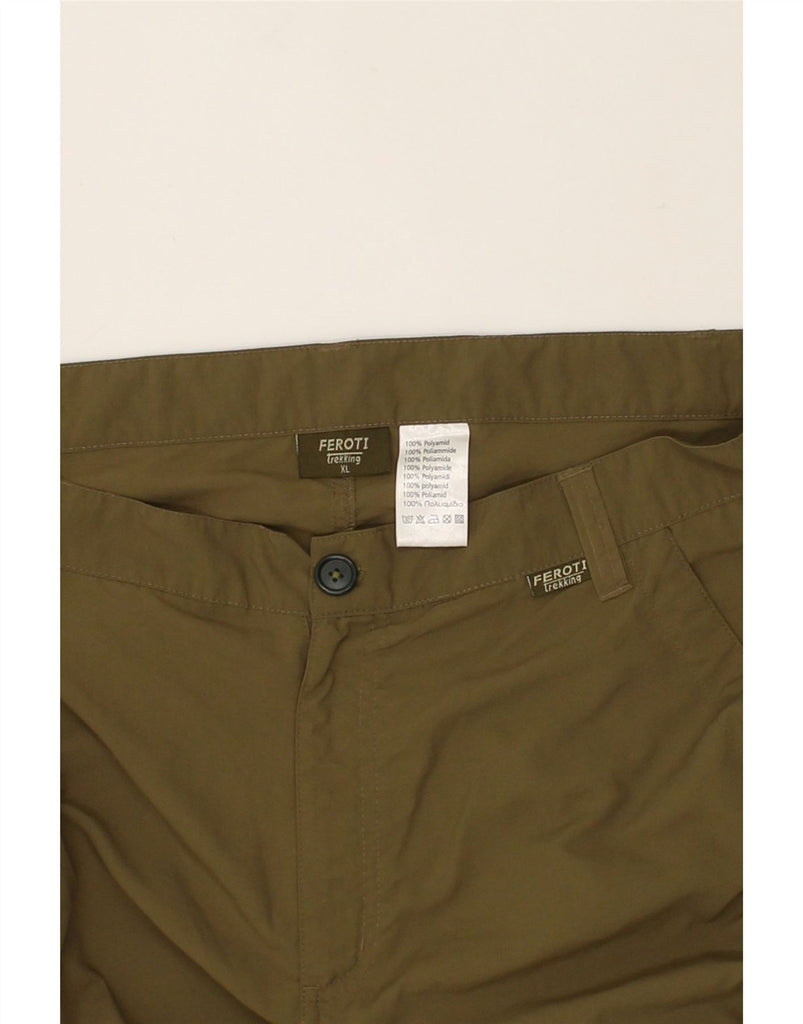 VINTAGE Mens Straight Cargo Trousers XL W40 L33 Khaki Polyamide | Vintage Vintage | Thrift | Second-Hand Vintage | Used Clothing | Messina Hembry 