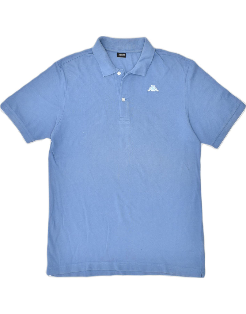 KAPPA Mens Polo Shirt Medium Blue Cotton | Vintage | Thrift | Second-Hand | Used Clothing | Messina Hembry 