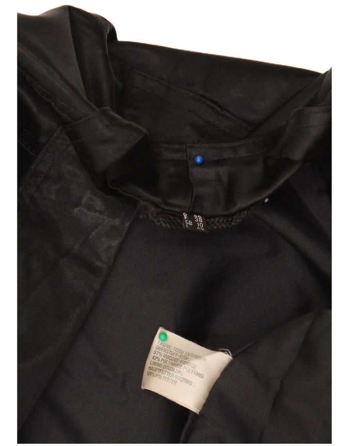 Colette Wolfgang Kaiser Womens Bomber Jacket UK 10 Small Black Viscose