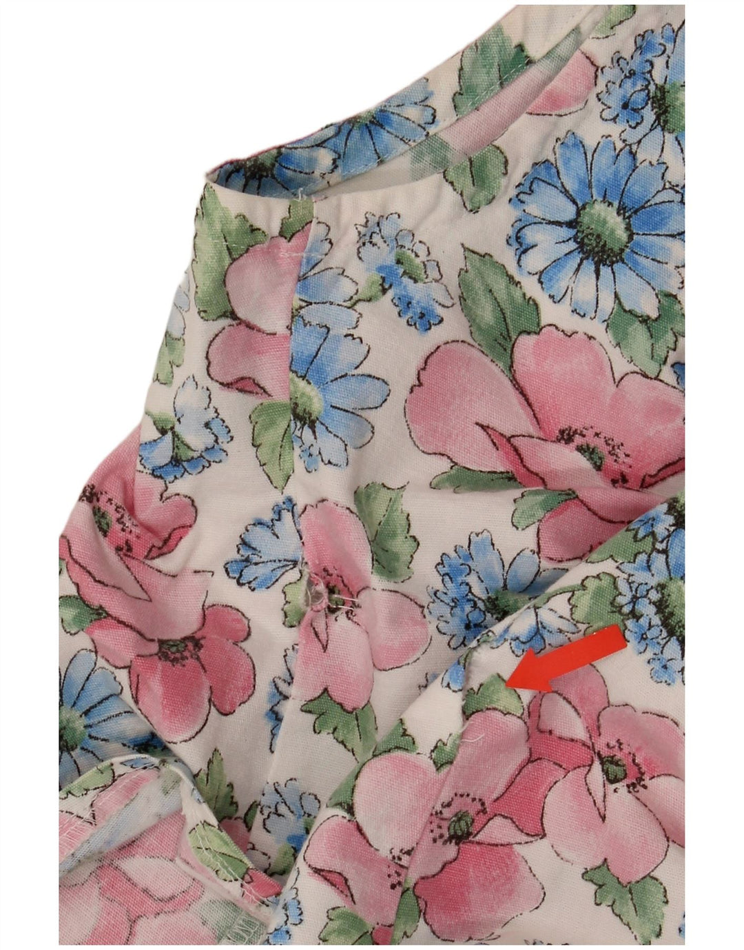 Vintage Womens Waistcoat UK 14 Medium Multicoloured Floral