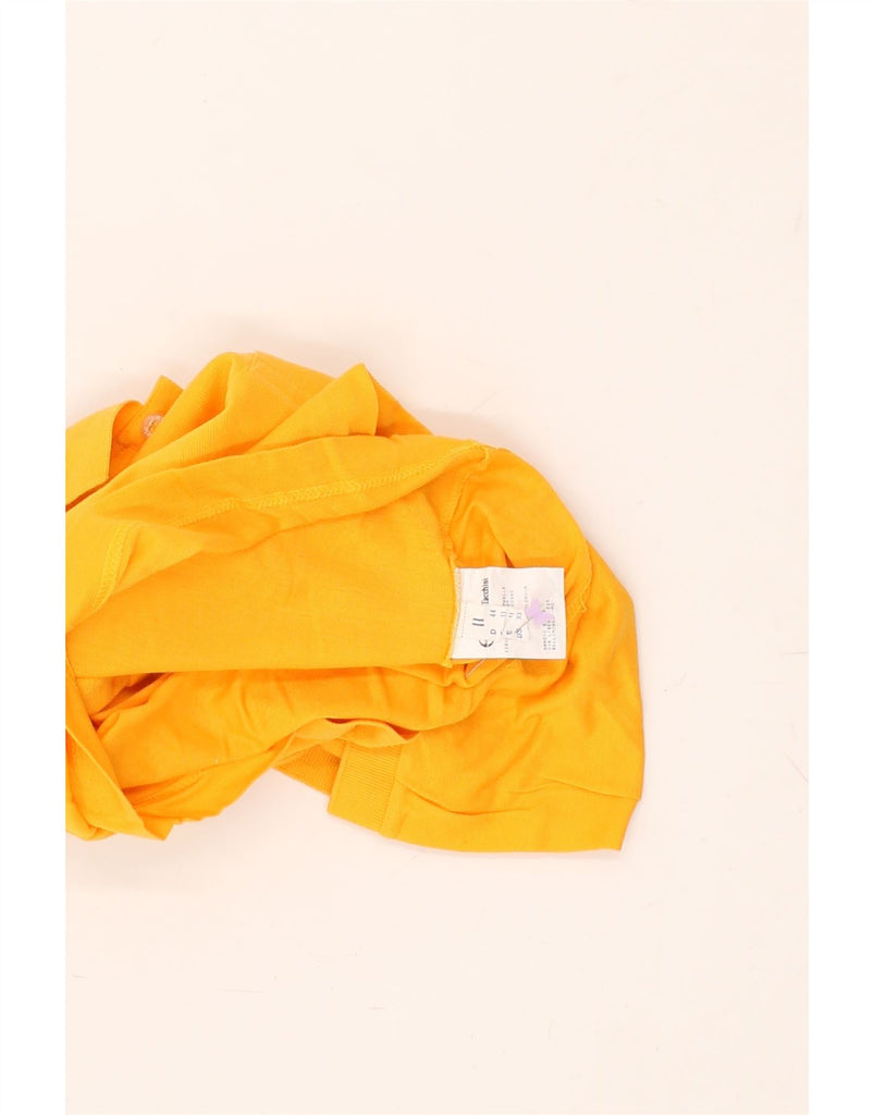 SERGIO TACCHINI Mens Polo Shirt XS Yellow Cotton | Vintage Sergio Tacchini | Thrift | Second-Hand Sergio Tacchini | Used Clothing | Messina Hembry 