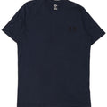 UNDER ARMOUR Mens T-Shirt Top Medium Navy Blue Cotton