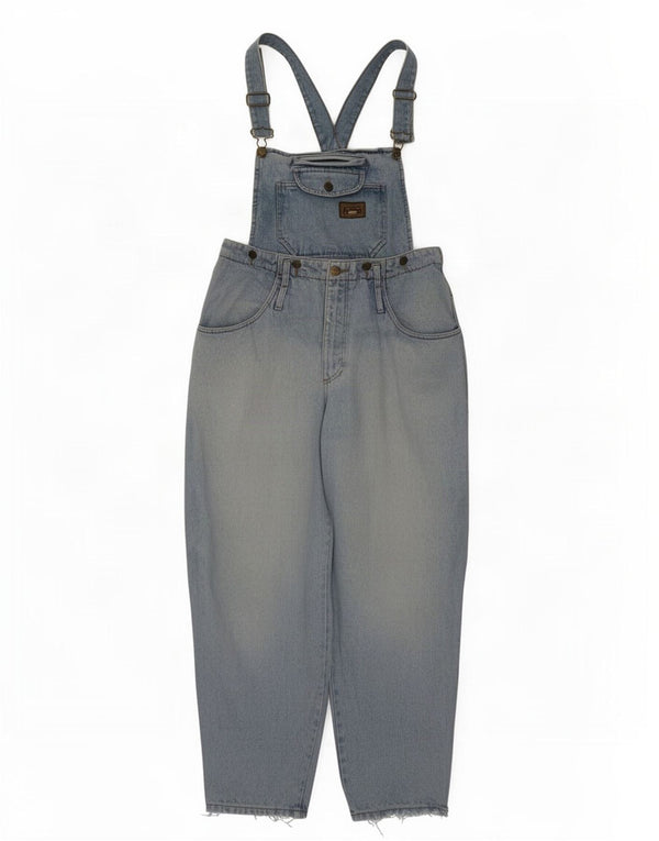 Vintage Womens Dungarees Loose Jeans Large W32 L30 Blue Cotton