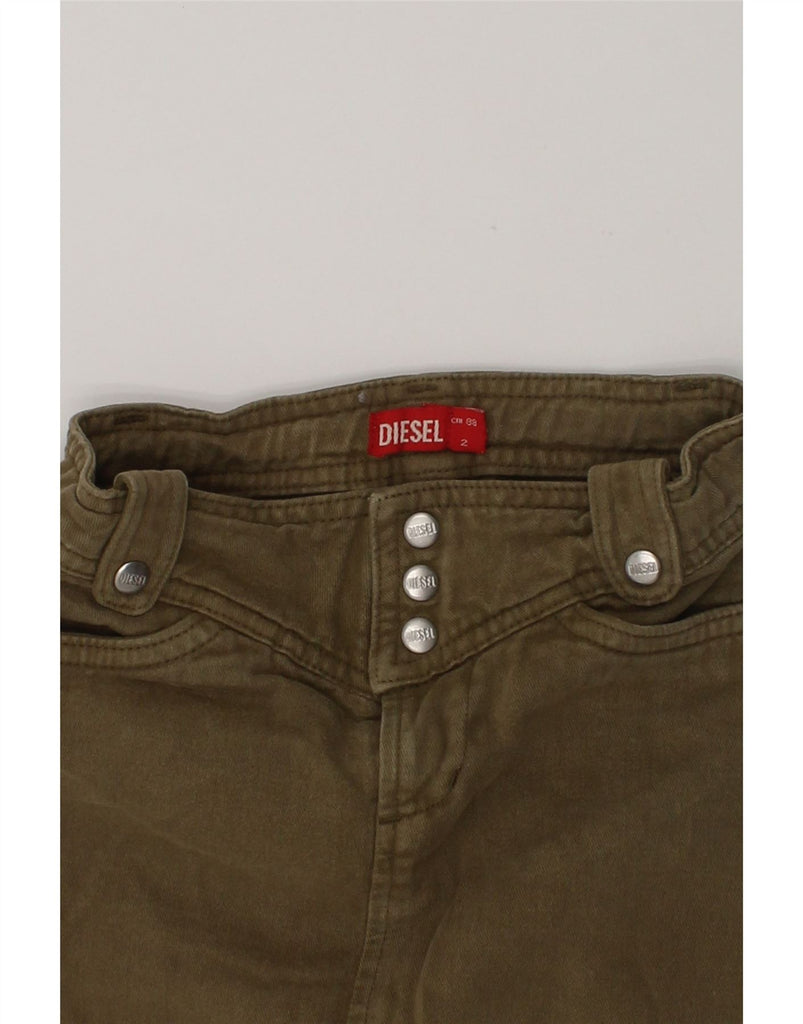 DIESEL Baby Girls Denim Skirt 18-24 Months W20 Khaki Cotton | Vintage Diesel | Thrift | Second-Hand Diesel | Used Clothing | Messina Hembry 