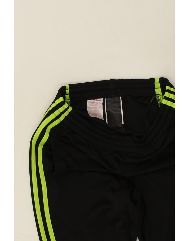 ADIDAS Boys Tracksuit Trousers 11-12 Years Black Polyester | Vintage Adidas | Thrift | Second-Hand Adidas | Used Clothing | Messina Hembry 