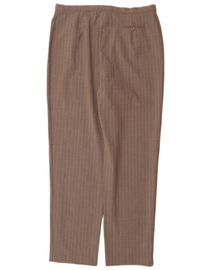 LAURA ASHLEY Womens High Waist Suit Trousers UK 16 Large W32 L31 Grey