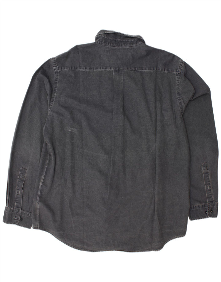 MURPHY & NYE Mens Shirt 2XL Grey Cotton